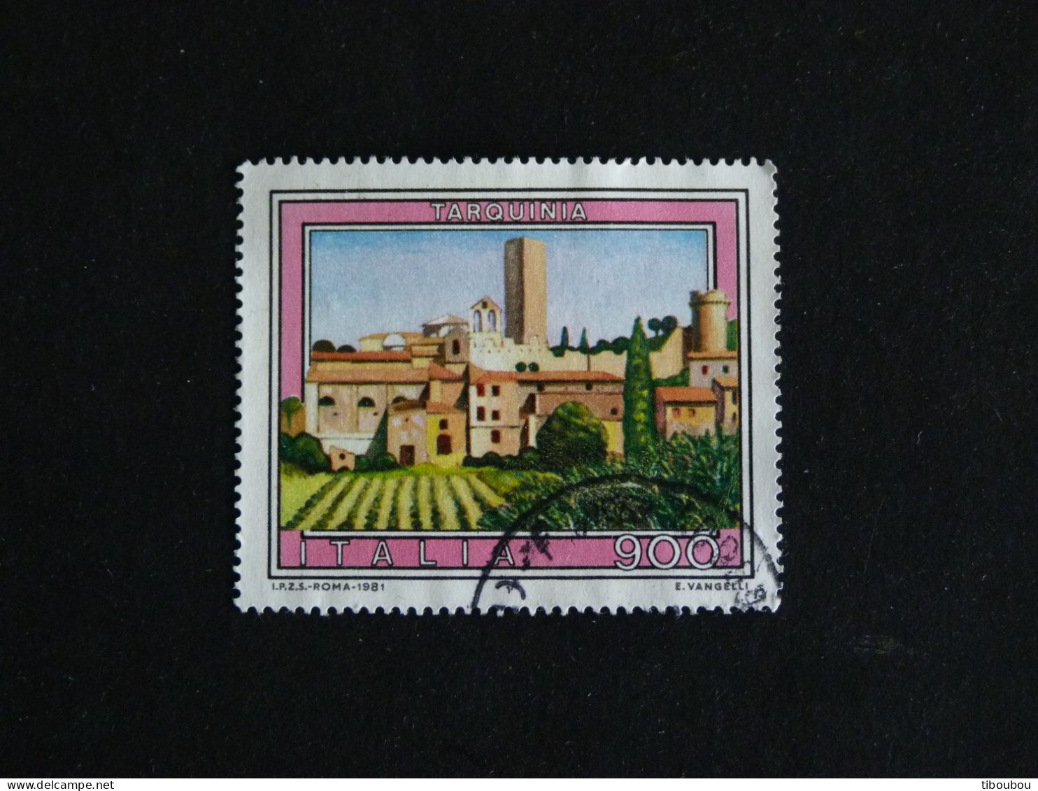 ITALIE ITALIA YT 1494 OBLITERE - TOUR DE TARQUINIA - 1981-90: Usati