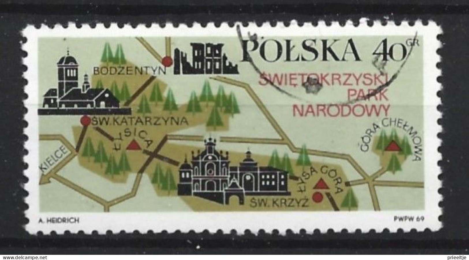 Poland 1969 Tourism Y.T. 1766 (0) - Gebruikt