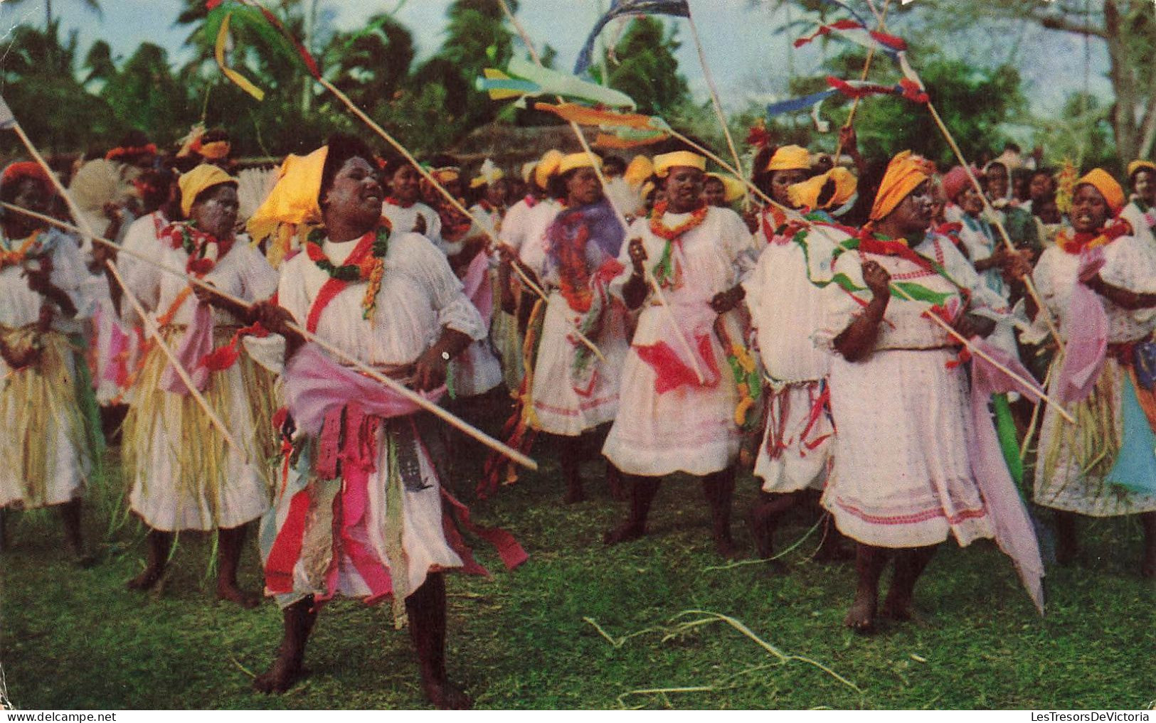 FRANCE - Danseuses Auctochtones - Noumea - Nelle Calédonie - Femmes - Animé - Carte Postale Ancienne - Nouvelle Calédonie