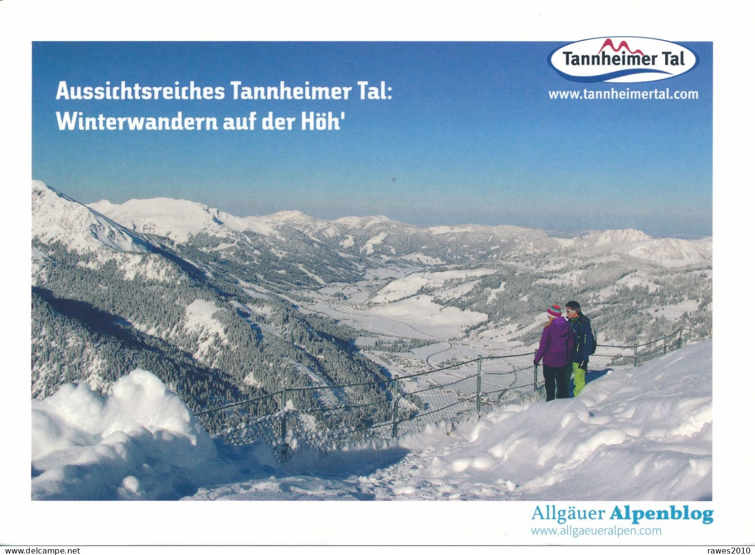 AK Österreich Tannheim Tannheimer Tal Winter Winterwandern Aussicht - Tannheim