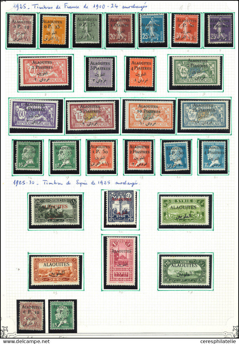 * ALAOUITES Collection Complète, Poste Et Annexes + Qqs Petites Variétés, TB - Altri & Non Classificati