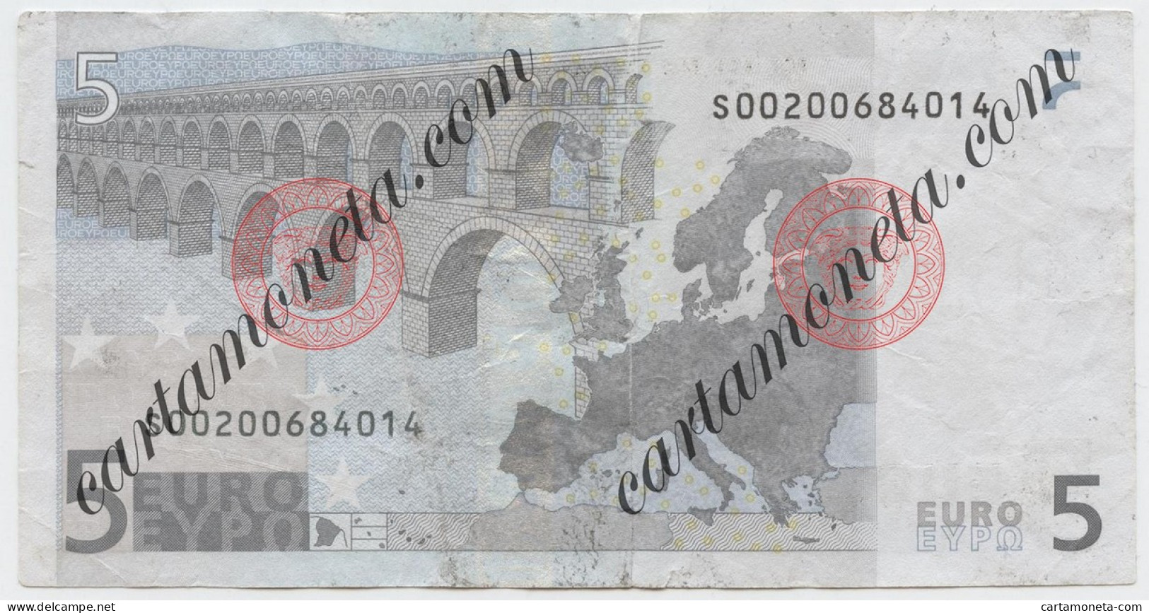 5 EURO ITALY FIRST SERIES DUISENBERG J001 A1 2002 BB - Otros & Sin Clasificación