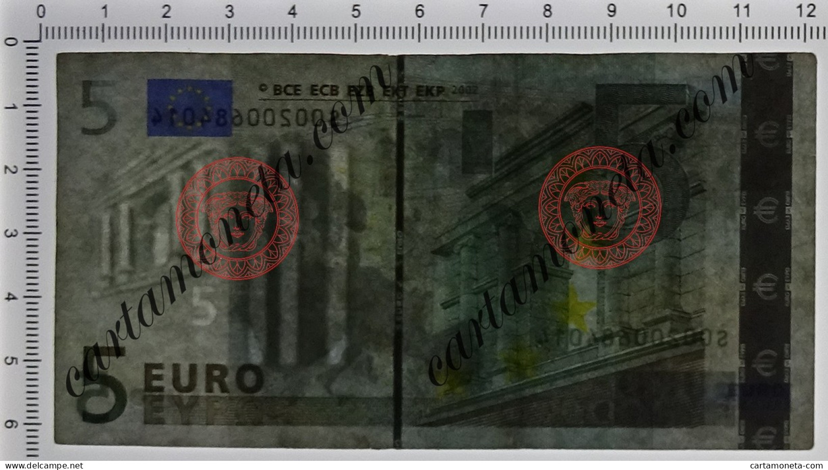 5 EURO ITALY FIRST SERIES DUISENBERG J001 A1 2002 BB - Other & Unclassified