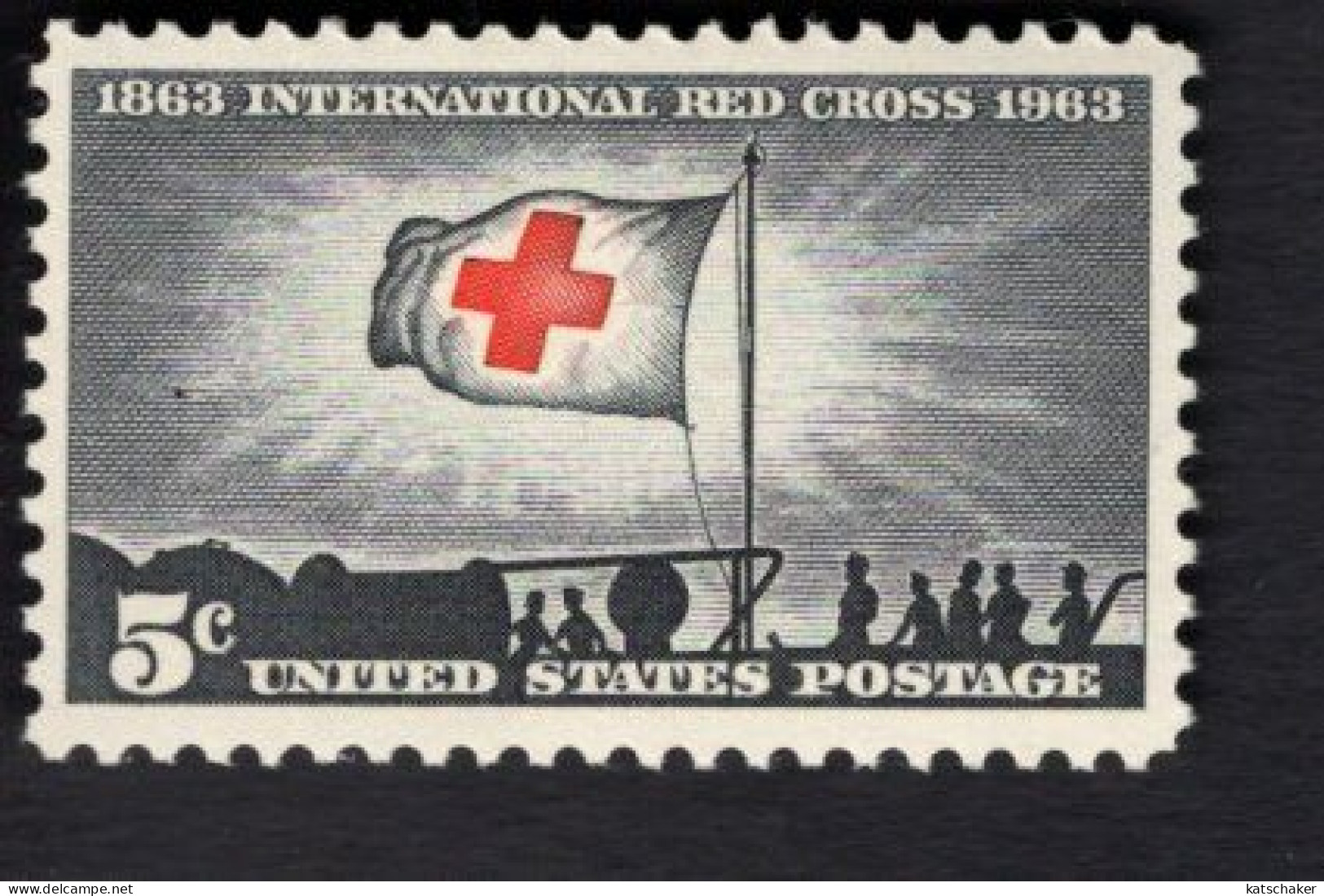 202327049 1963 SCOTT 1239 (XX)  POSTFRIS MINT NEVER HINGED  - RED CROSS CENTENARY - Neufs