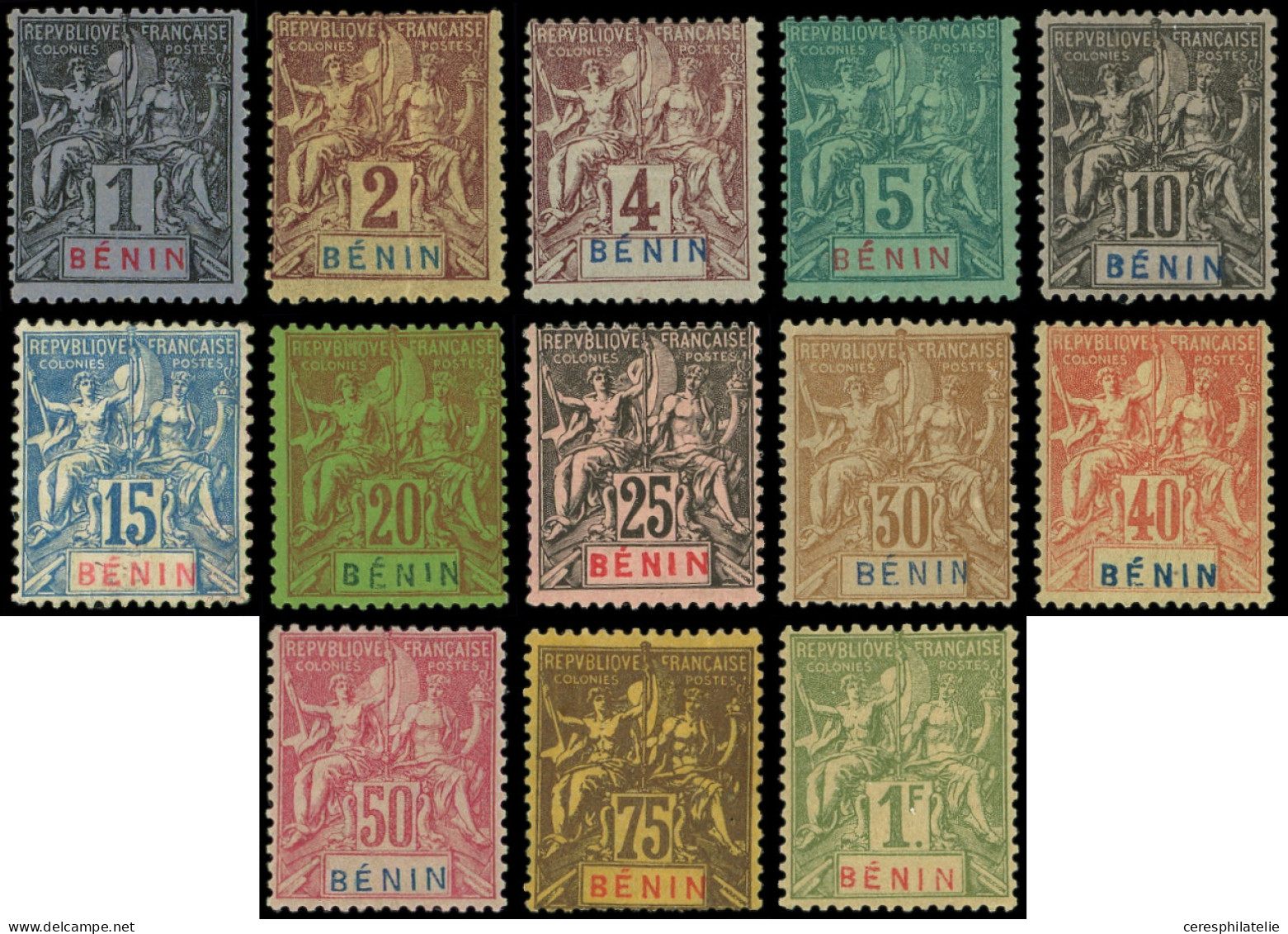 * BENIN 33/45 : Série Groupe De 1894, N°38 (*), TB - Altri & Non Classificati