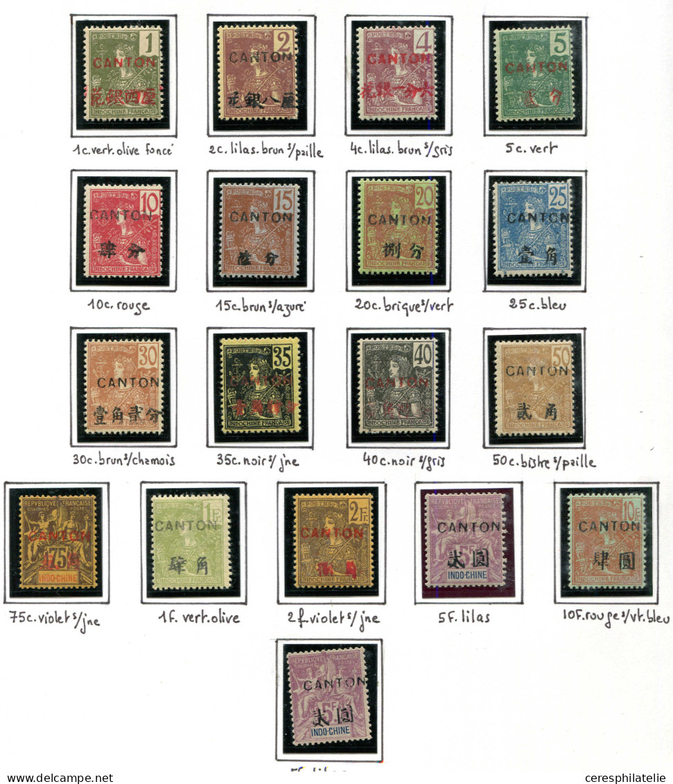 * CANTON 33/49 : Série Grasset De 1906-08, N°48 2 Ex. TB - Other & Unclassified