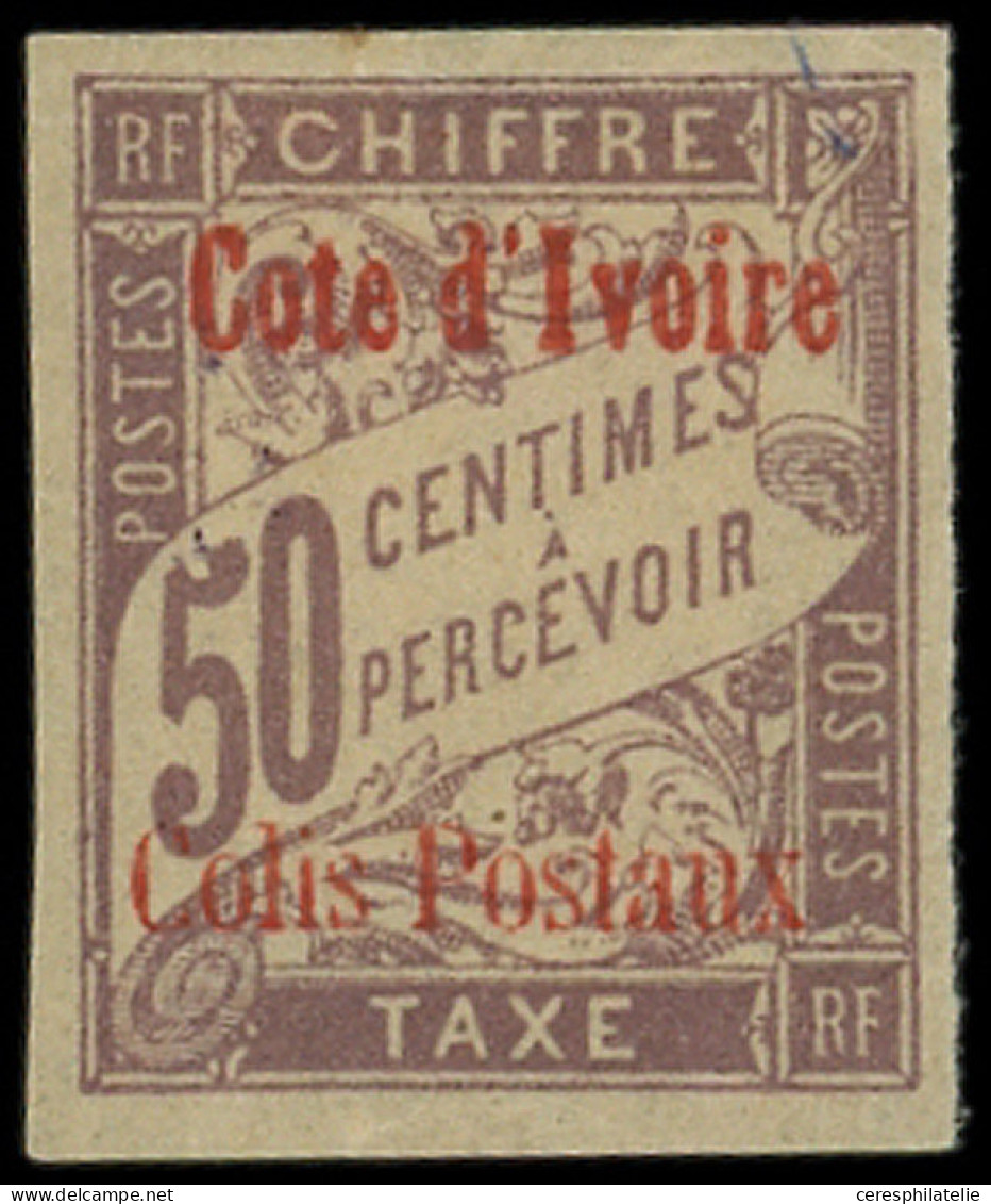 * COTE D'IVOIRE Colis Postaux 3b : 50c. Lilas, SANS Accent, TB. C - Autres & Non Classés