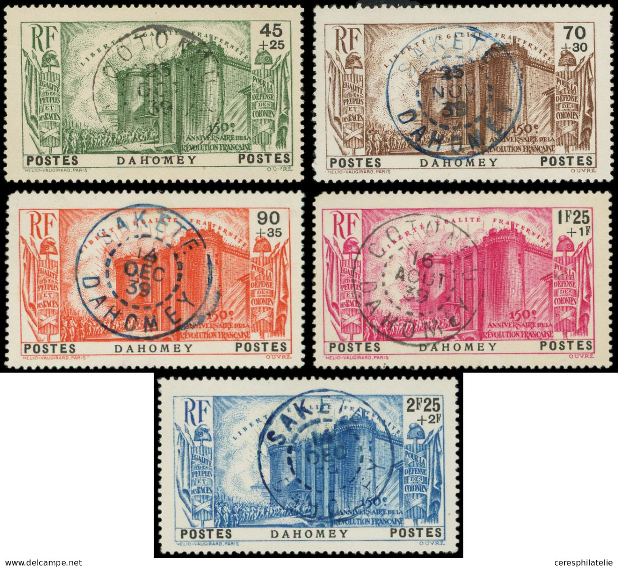 DAHOMEY 115/19 : Révolution, Obl., TB - Other & Unclassified