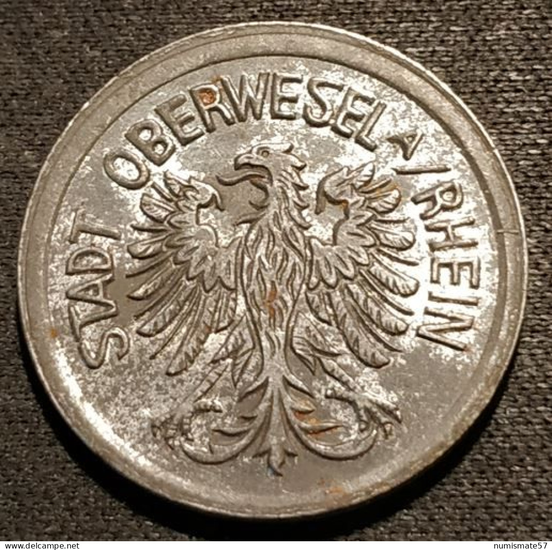 RARE - ALLEMAGNE - GERMANY - 25 Pfennig Oberwesel 1919 - Funck# 395.3 - ( NOTGELD ) - Notgeld