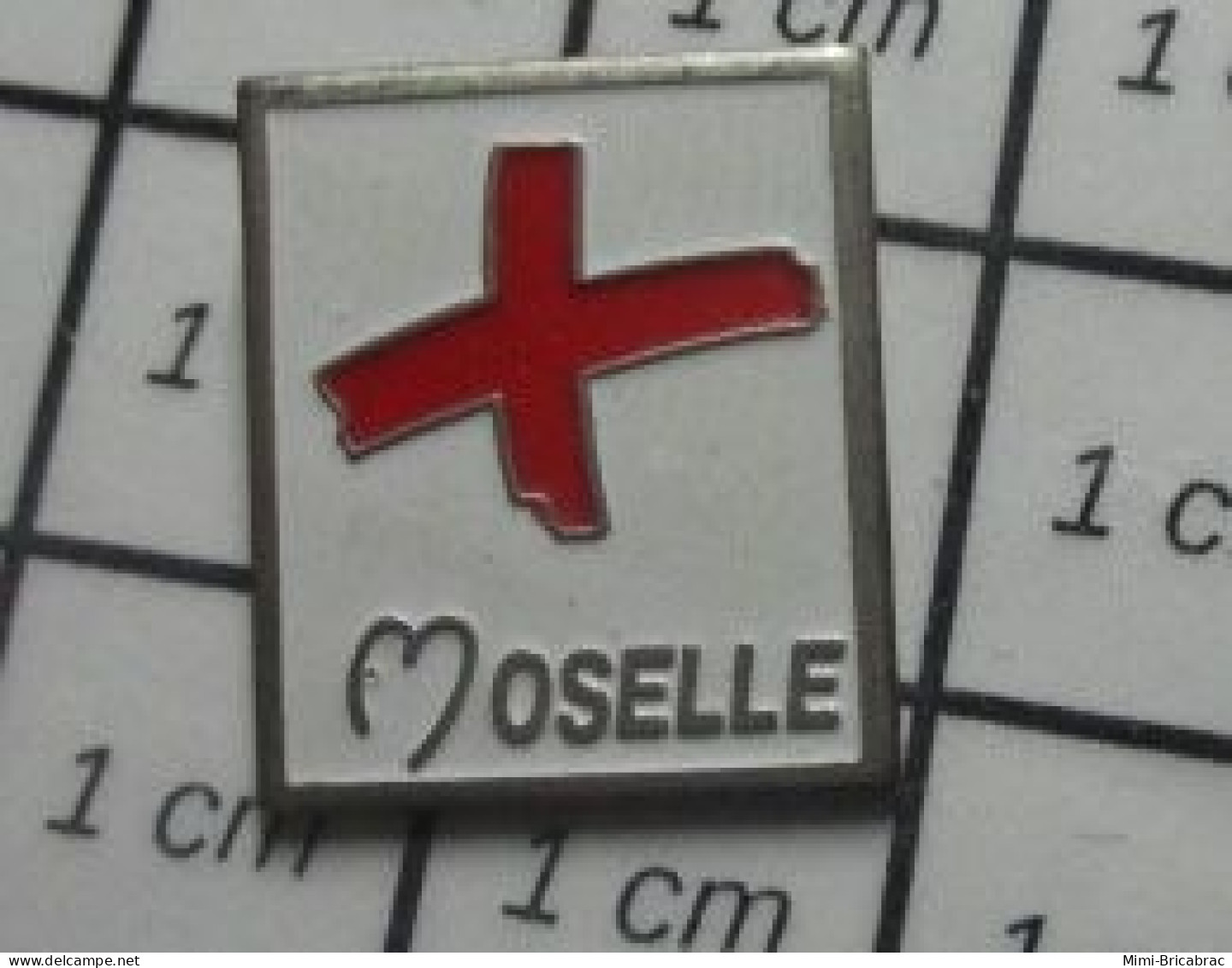 718c Pin's Pins / Beau Et Rare / MEDICAL / CROIX-ROUGE MOSELLE - Medizin