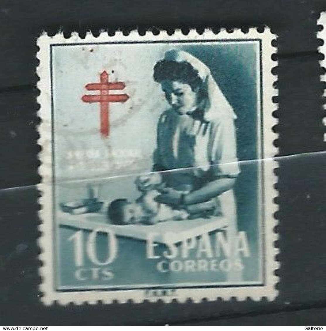 ESPAGNE - Obl - 1953 - Michel N° Z59 - Contre La Tuberculose - Used Stamps