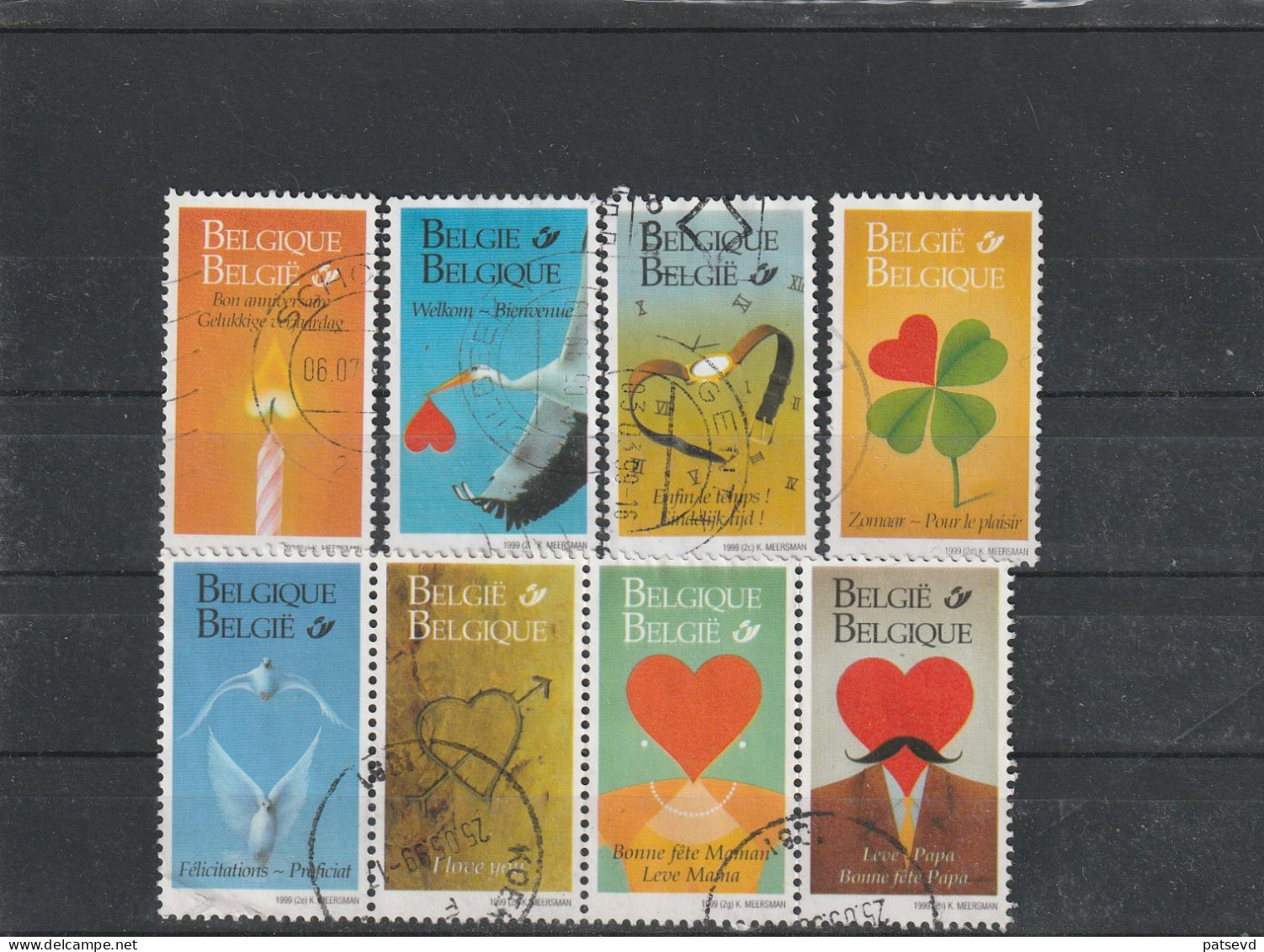 2796/2803 Dites Avec Un Timbre / Gelegenheidsuitgifte Oblit/gestp - Used Stamps