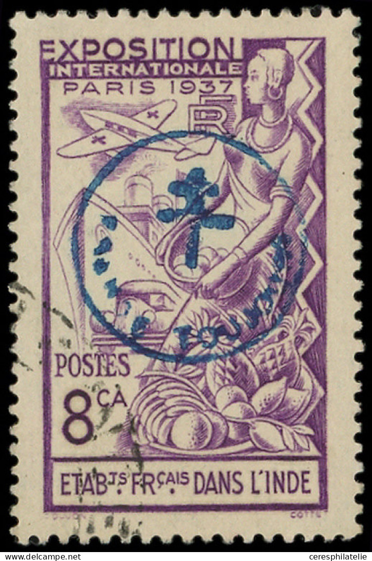 INDE 230X :  8ca. Violet, FRANCE TOUJOURS, Obl., TB. Br - Sonstige & Ohne Zuordnung