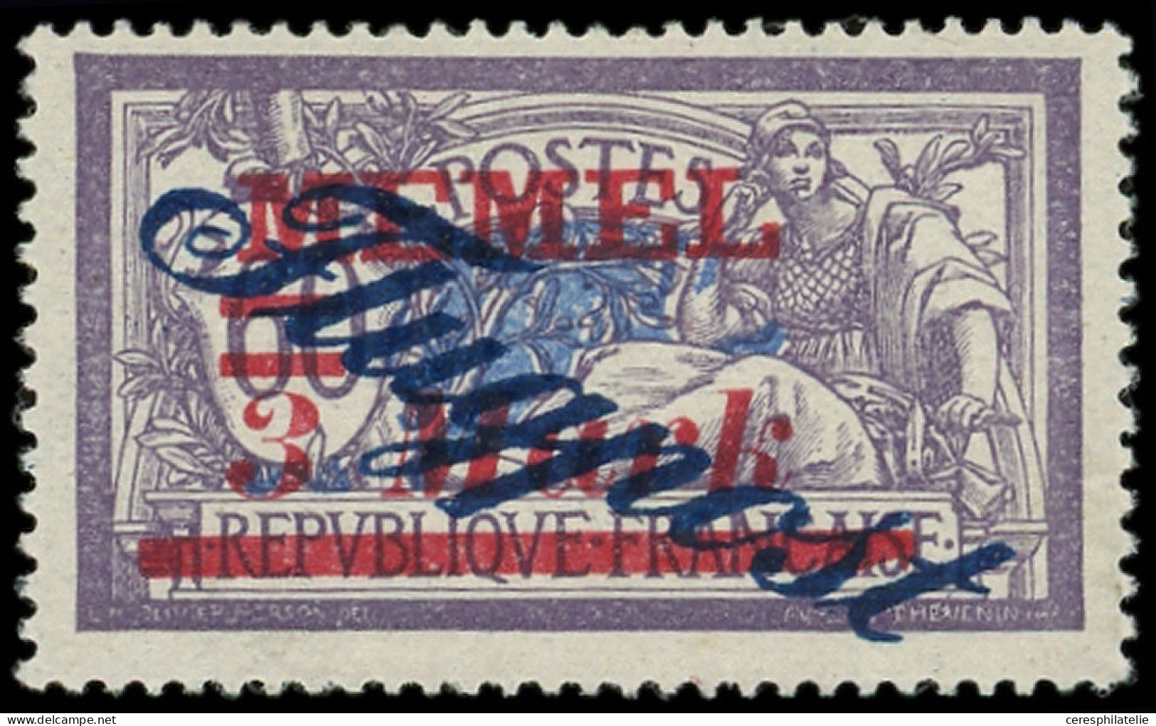 ** MEMEL PA 14 : 3m. Sur 60c. Violet Et Bleu, TB. C - Other & Unclassified