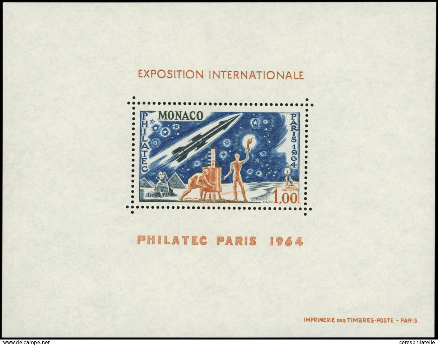 ** MONACO BF Spéciaux 5 : Philatec 1964, TB - Blocs