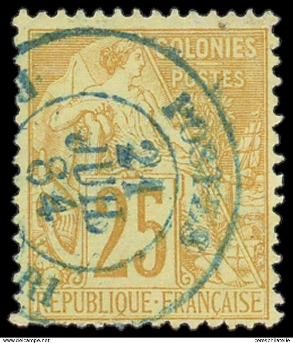 NOUVELLE CALEDONIE CG N°53 Obl. Càd Bleu Double Cercle POSTES BOULOUPARI 21/7/84, RR Et TB - Used Stamps