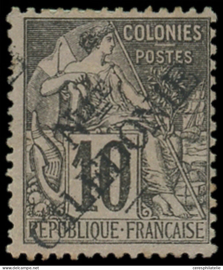 * NOUVELLE CALEDONIE 25 : 10c. Noir S. Lilas, TB - Unused Stamps