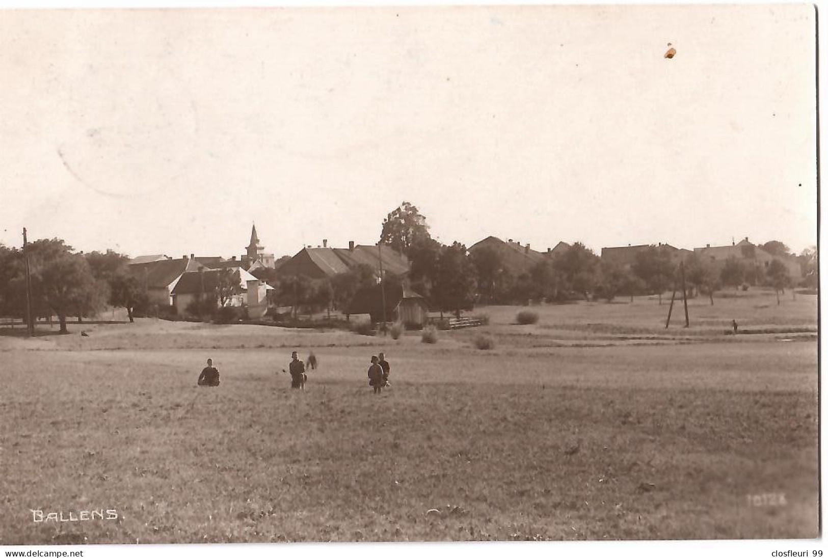 Ballens, Un Hameau En 1924. Vue Totalement Disparue Aujourd'hui - Morcles