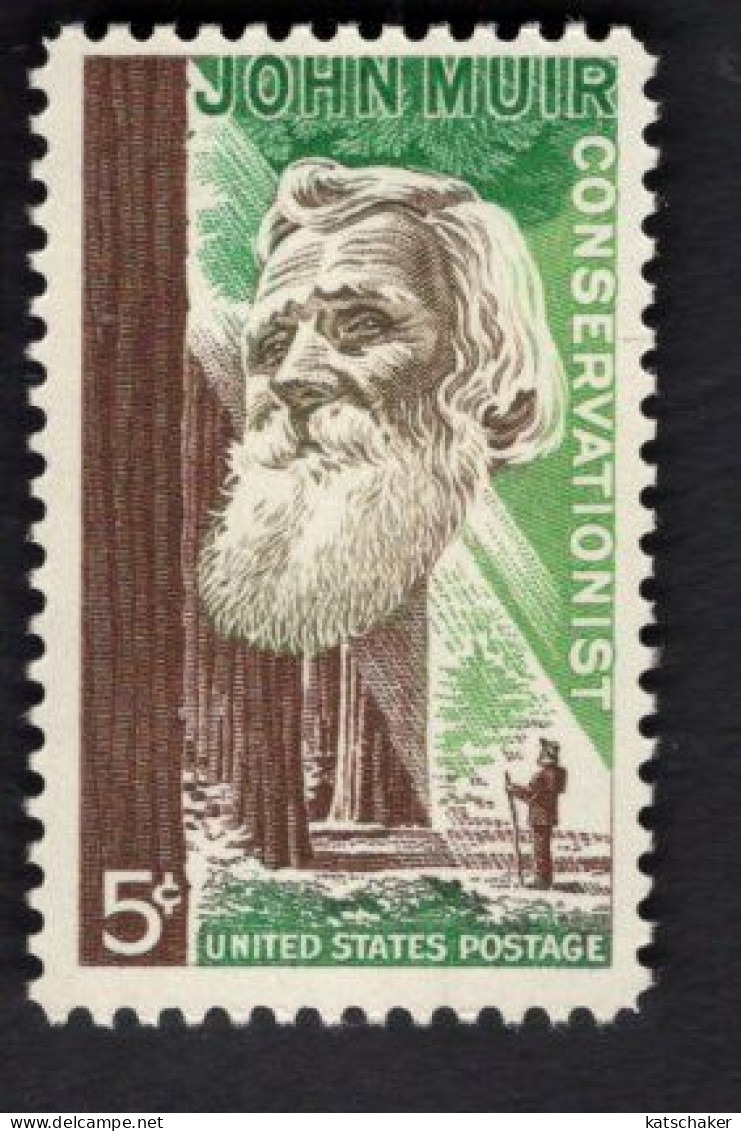 202328403 1964 SCOTT 1245 (XX) POSTFRIS MINT NEVER HINGED  -  JOHN MUIR CONSERVATIONIST - Neufs