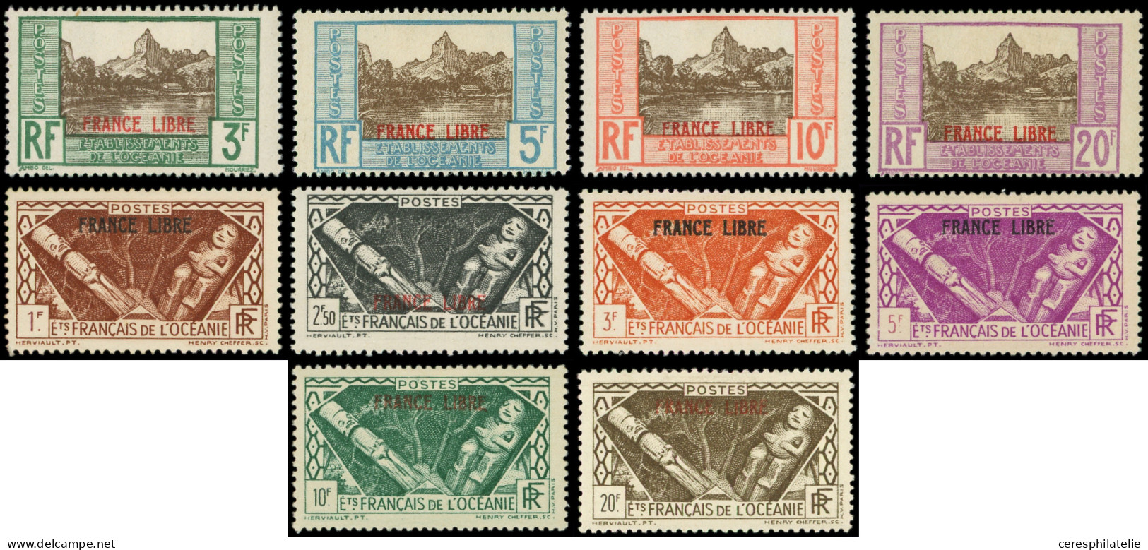 * OCEANIE 140/49 : Série FRANCE LIBRE, TB - Andere & Zonder Classificatie