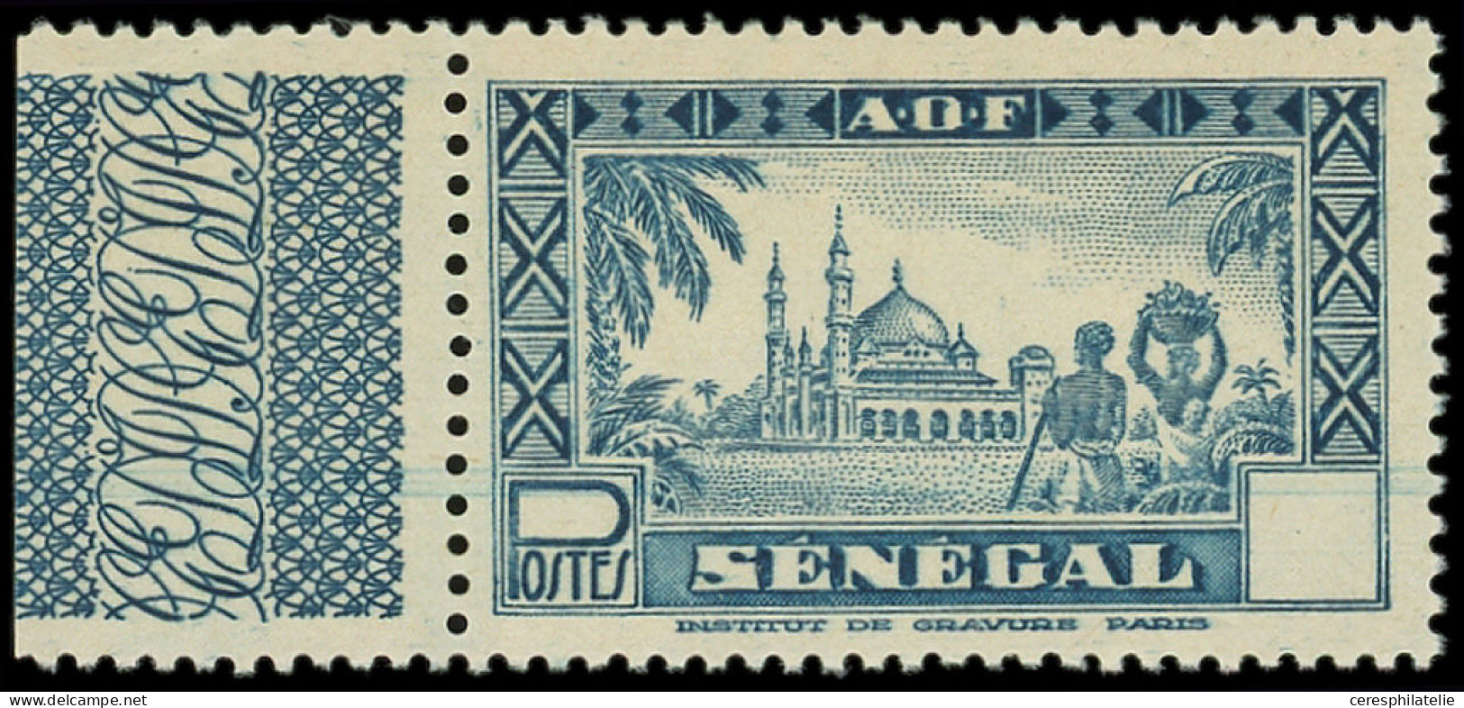 ** SENEGAL 181a : Bleu-vert, SANS Faciale, Bdf, TB - Sonstige & Ohne Zuordnung