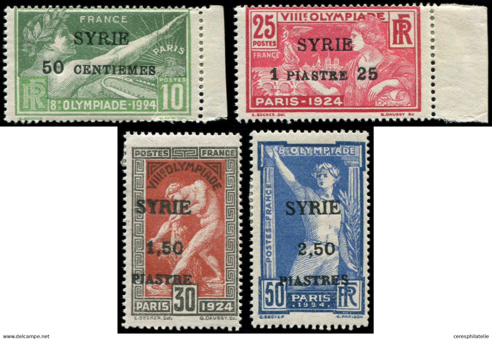 * SYRIE 122/25 : Série J.O. De 1924, TB - Sonstige & Ohne Zuordnung