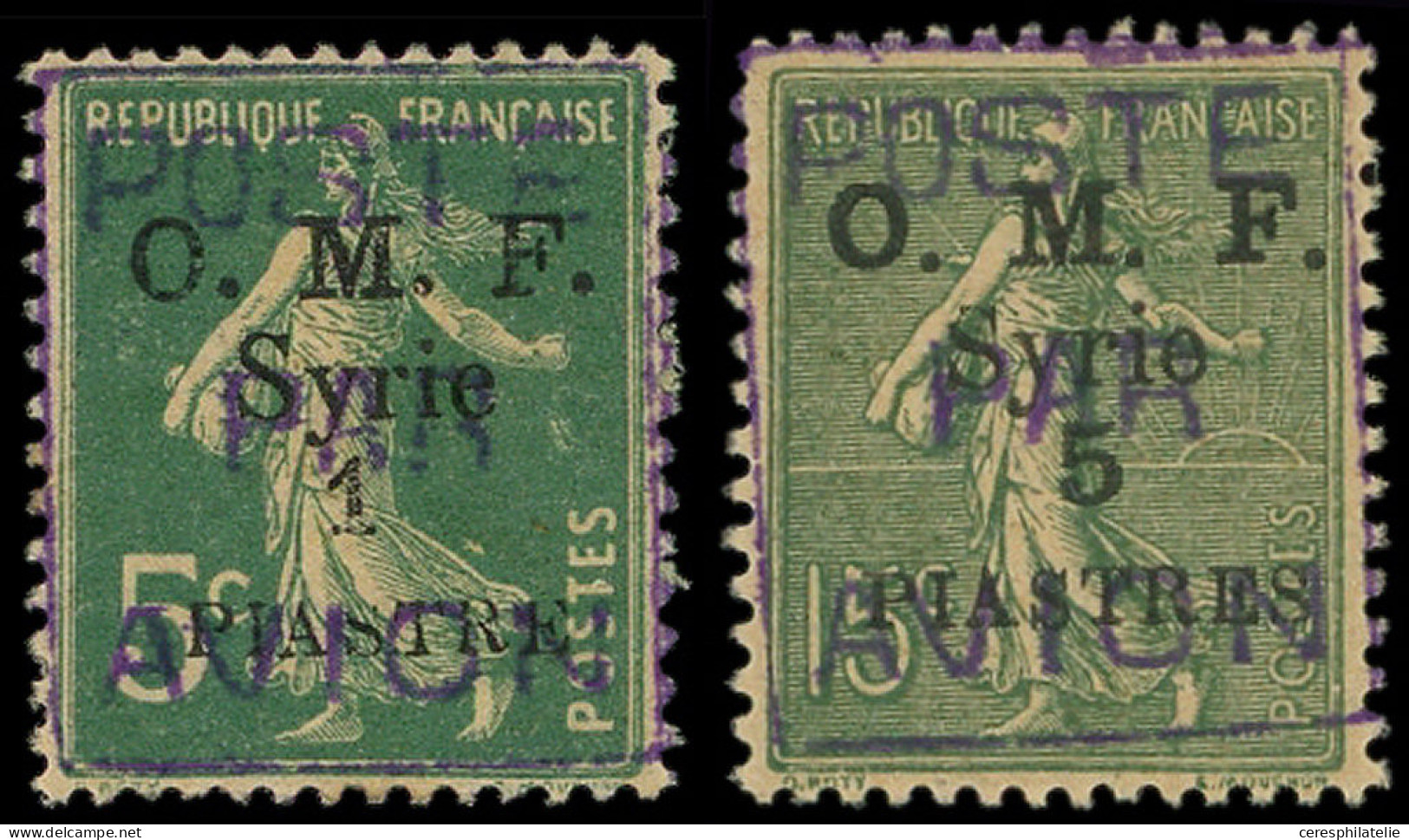 * SYRIE PA 1/3 : Série De 1920, N°3 ** Bdf, TB. C - Autres & Non Classés