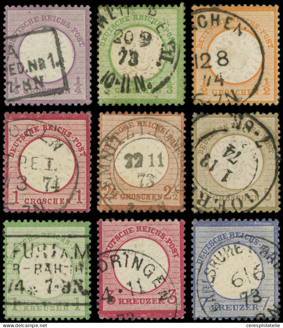 EMPIRE 13/16, 18/20 Et 22/23 : Obl., TB - Used Stamps
