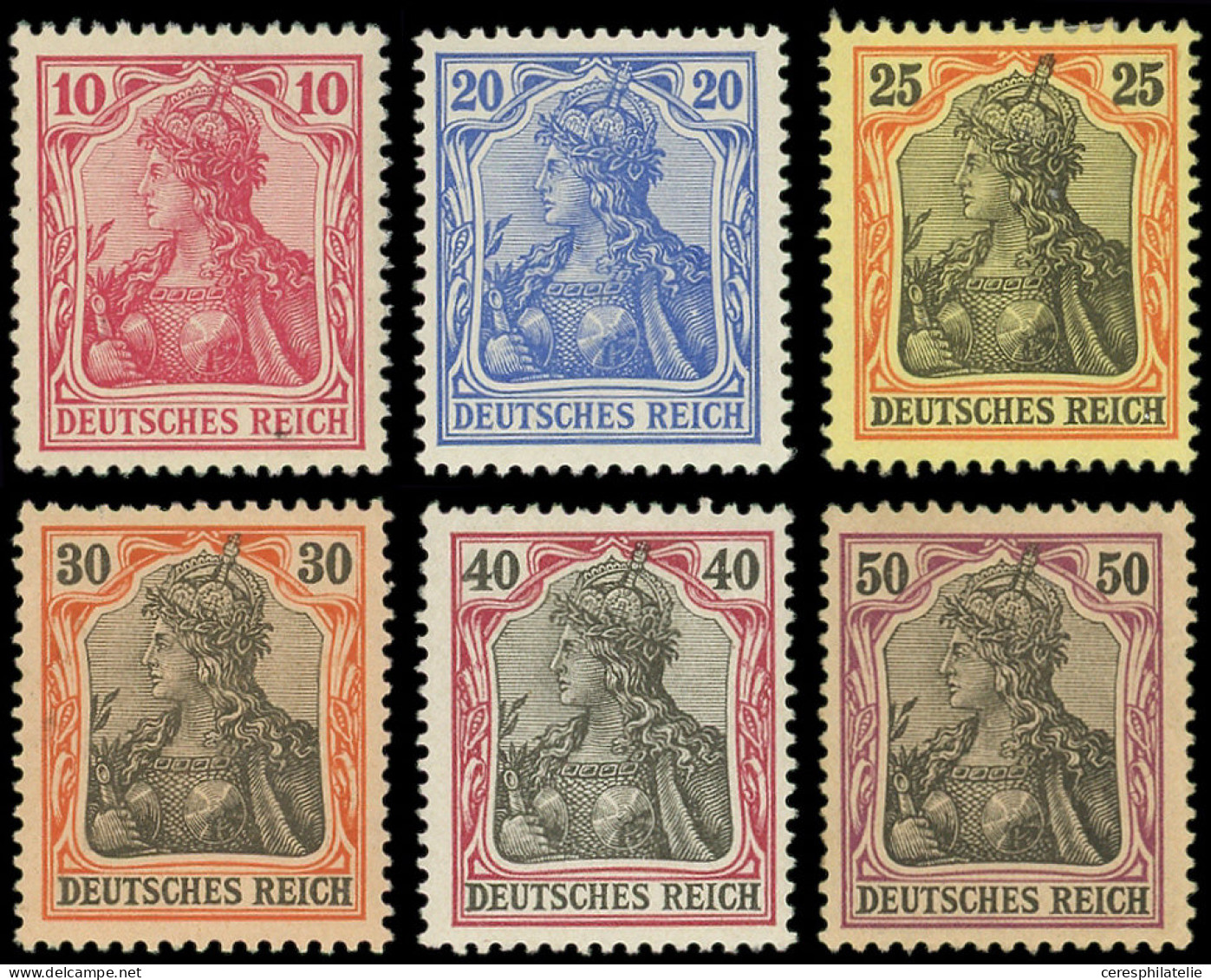 * EMPIRE 69/74 : Germania De 1902/04, TB - Unused Stamps