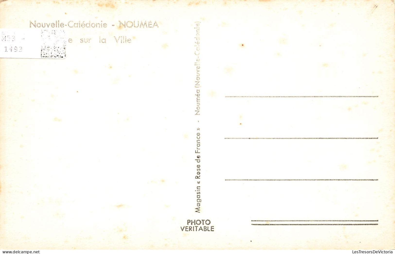 FRANCE - Nouvelle Calédonie - Nouméa - Vue Sur La Ville - Vue D'ensemble - Carte Postale Ancienne - Nouvelle Calédonie