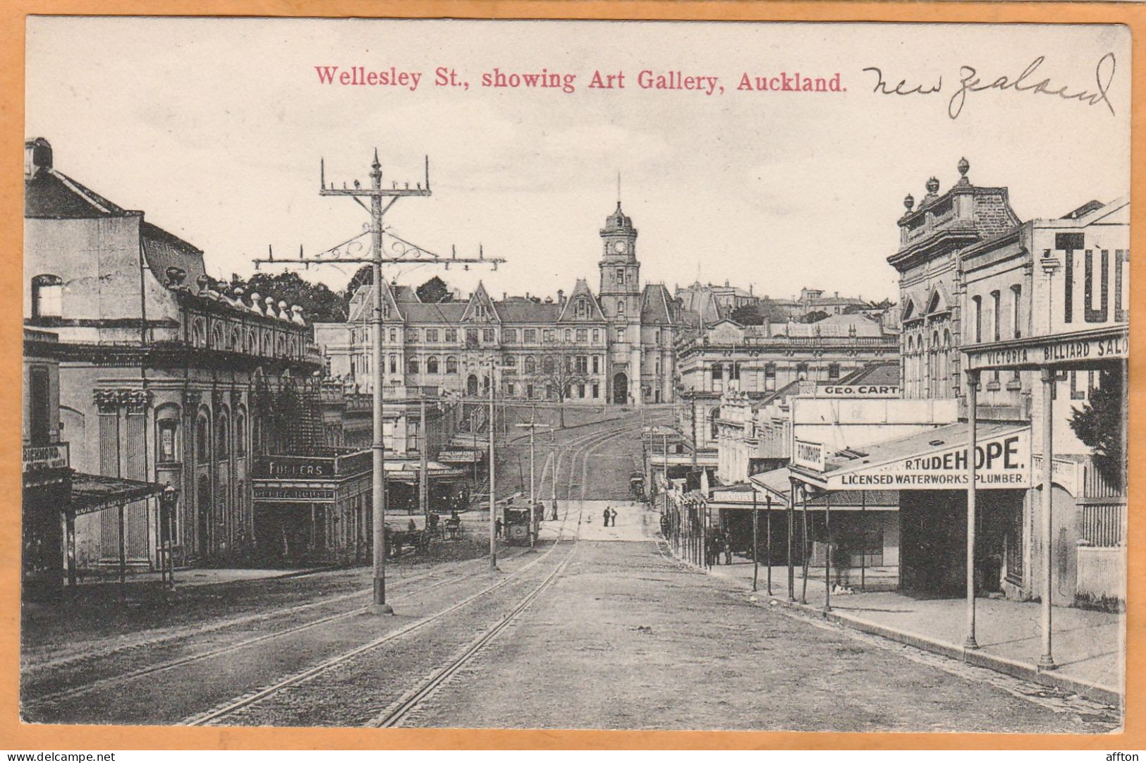Auckland New Zealand 1906 Postcard - Nouvelle-Zélande