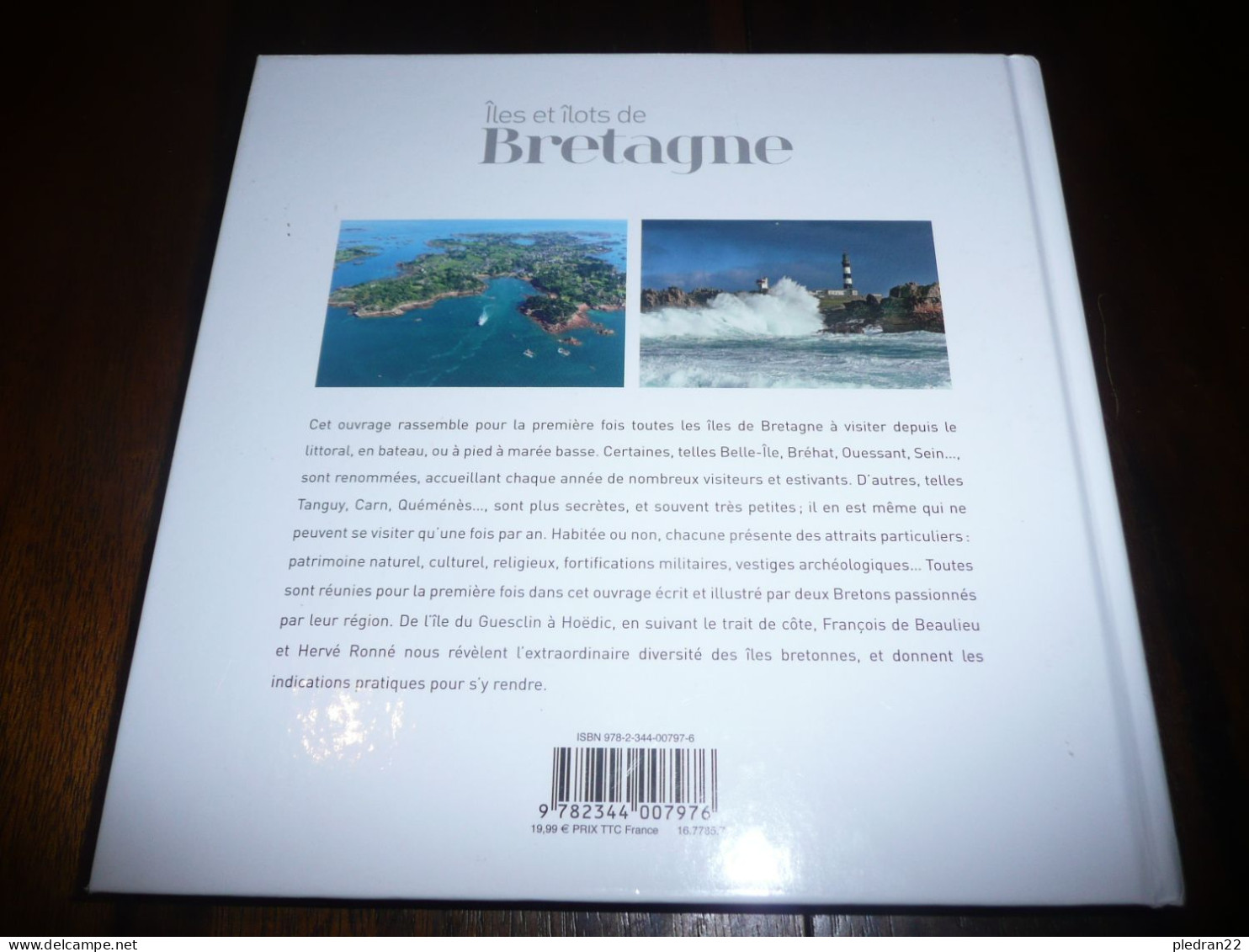 FRANCOIS DE BEAULIEU HERVE RONNE ILES ET ILOTS DE BRETAGNE EDITIONS GLENAT 2015 - Bretagne