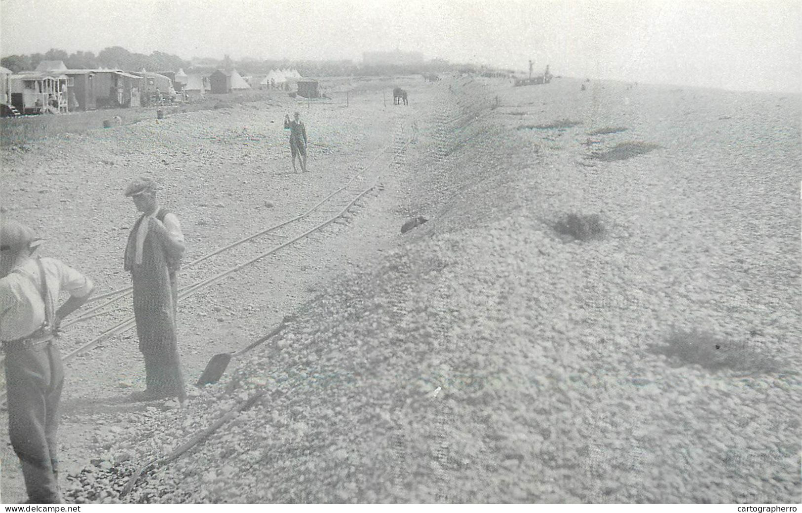 History Nostalgia Repro Postcard Seafront Goring By Sea 1929 - Histoire