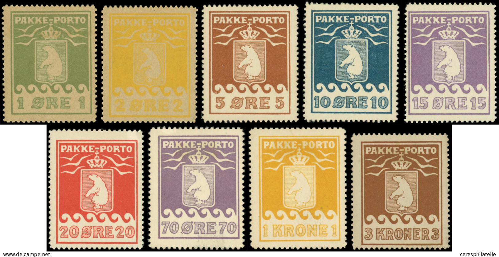 * DANEMARK Groënland Colis Postaux 1/9 : Série De 1905-30, TB - Belarus