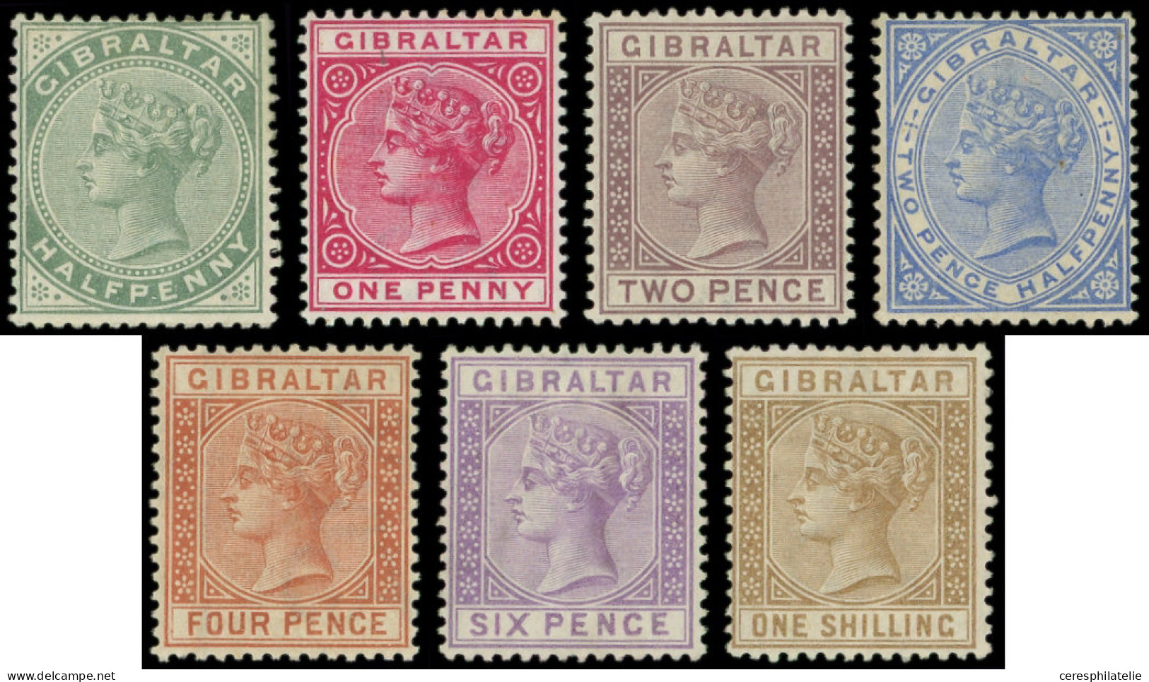 * GIBRALTAR 8/14 : La Série, TB - Gibraltar