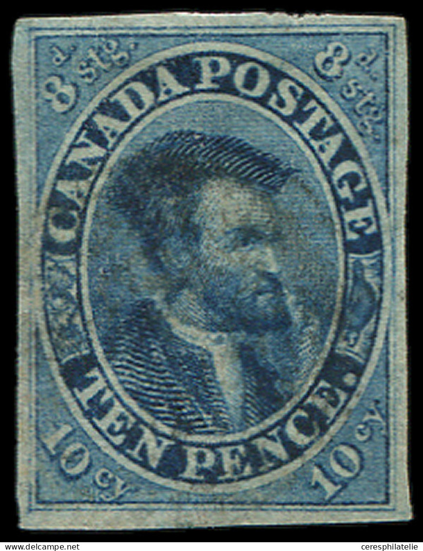 CANADA 8 : Jacques Cartier, 10p. Bleu, Obl., TB - Other & Unclassified