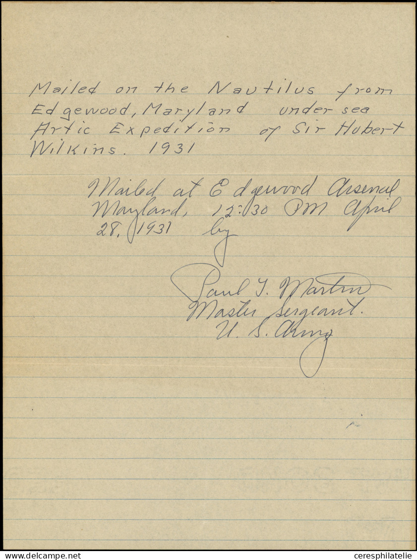 Let ETATS-UNIS 232 : 5c. Bleu Obl. NEW-YORK 8/5/31 S. Grande Env., MIXTE Avec Norvège N°92 PAIRE, 115 Et 152 Obl. LONGYE - Sonstige & Ohne Zuordnung