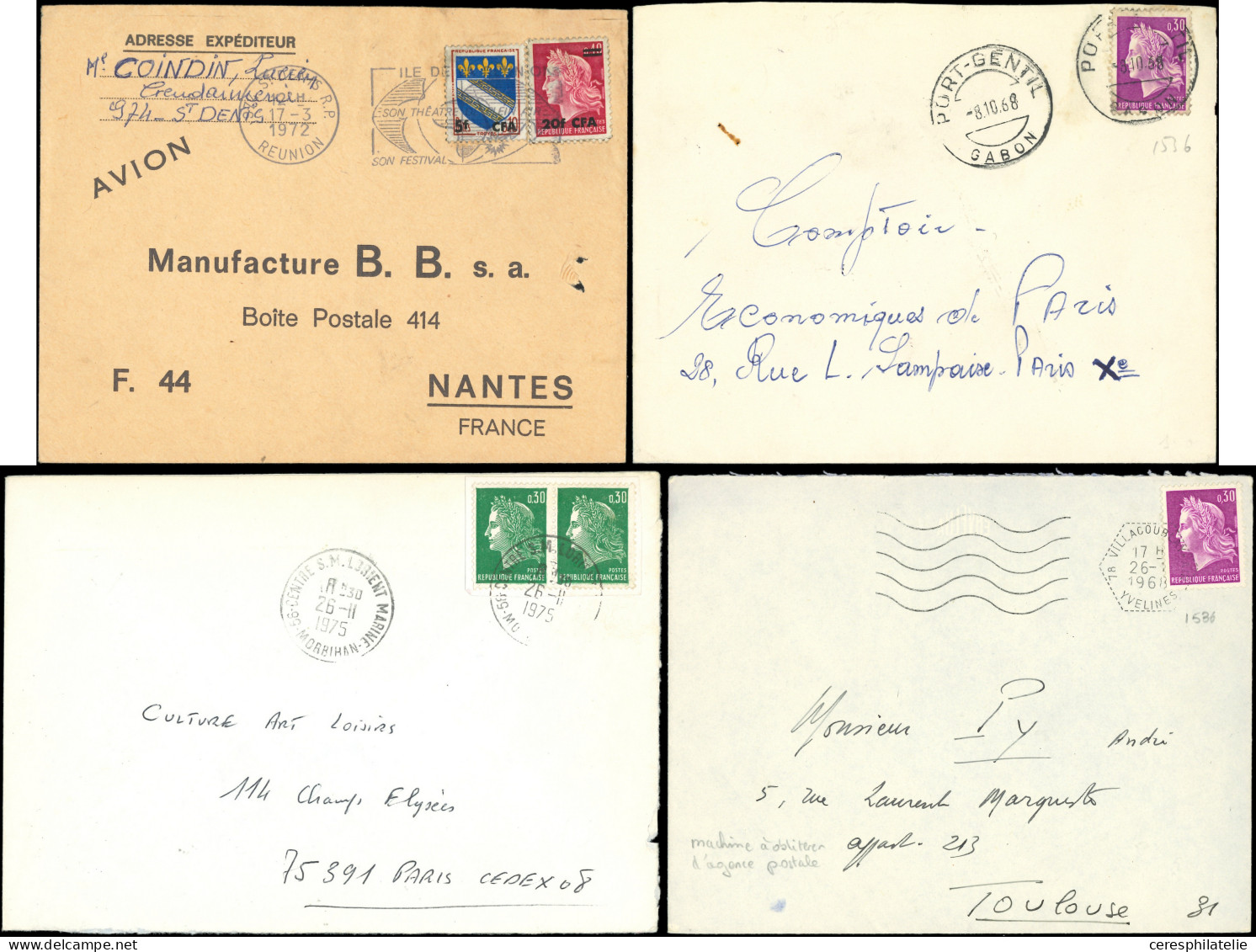 Let Cheffer, 21 Lettres Ou Doc. Divers Dont CFA, Roulettes, Pneus, Entiers (dont 1 TSC), TB - Collezioni (in Album)