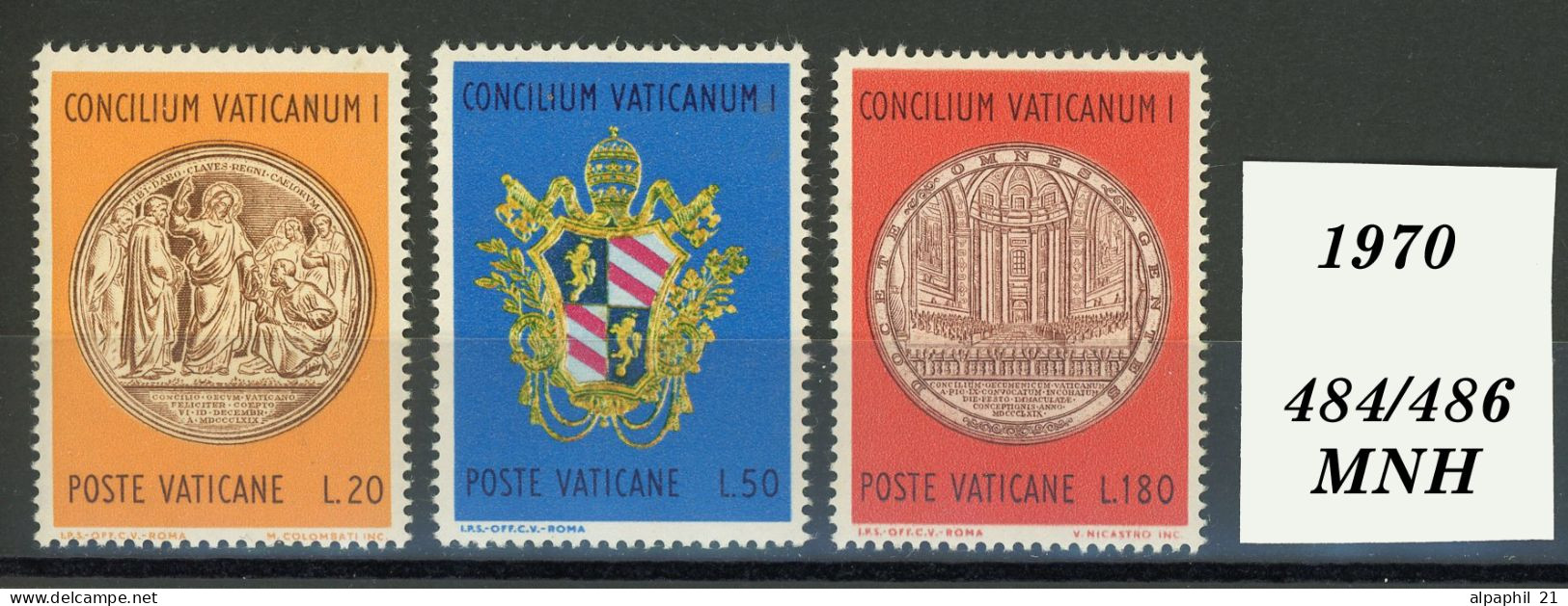 Città Del Vaticano: Medal Of Pius IX, 1970 - Unused Stamps