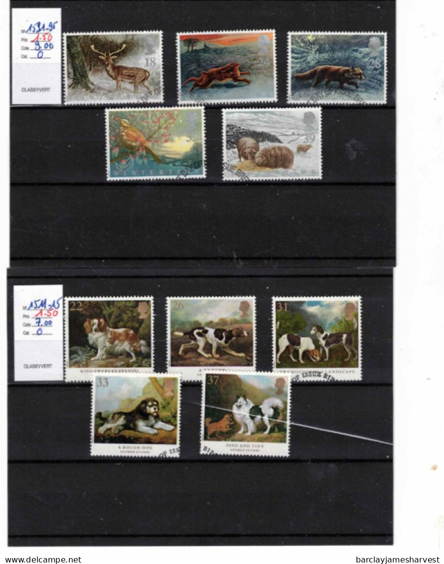 Timbres Neufs** Et Oblitérés De Grande-Bretagne En Série Complète Thématique - Unused Stamps