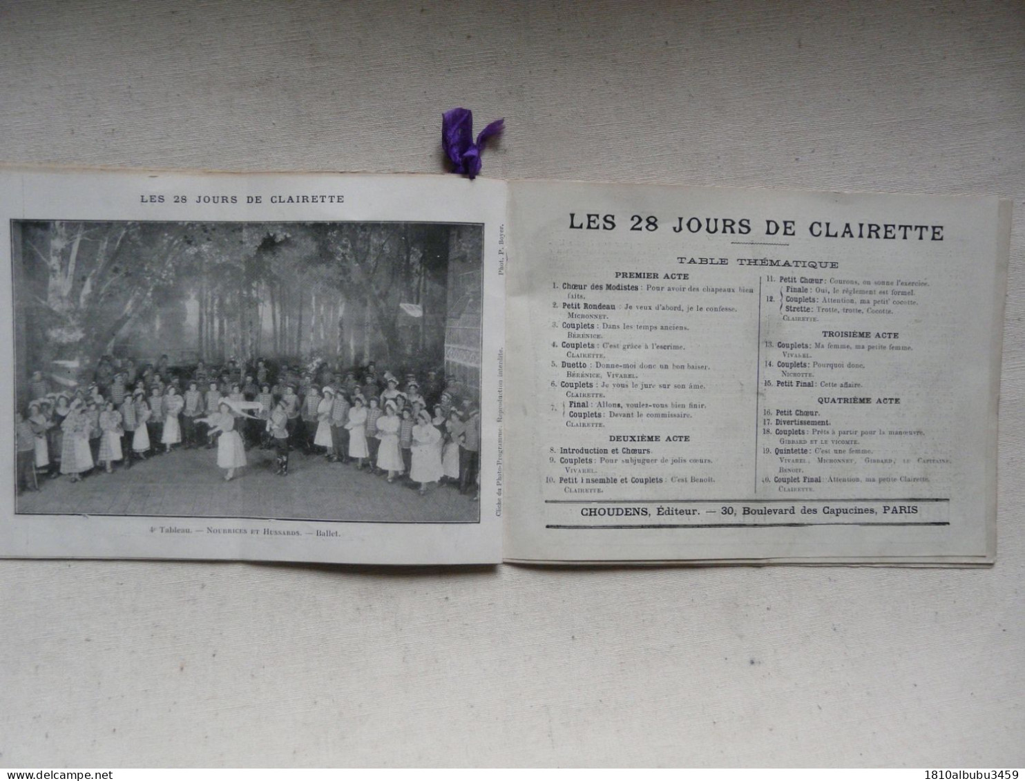 LE PHOTO - PROGRAMME ILLUSTRE 1900 - Programma's