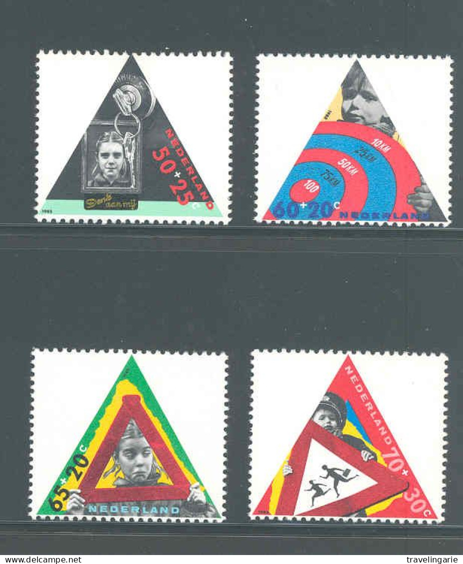 Netherlands 1985 Children Welfare Pour L'enfant NVPH 1340/43 Yvert 1251/54 MNH ** - Neufs