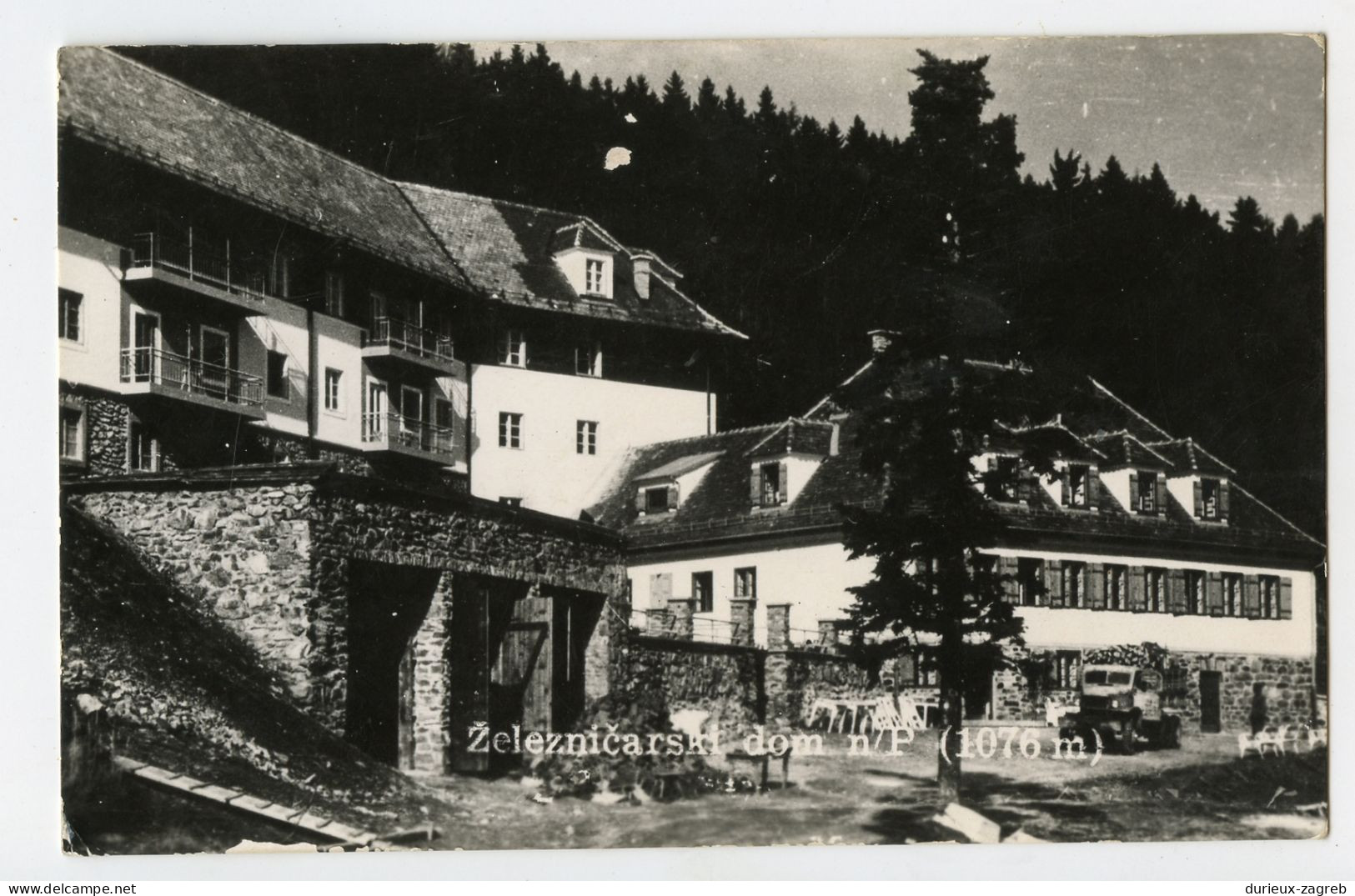 Železničarski Dom Na Pohorju Old Postcard Posted 195? PT240401 - Eslovenia
