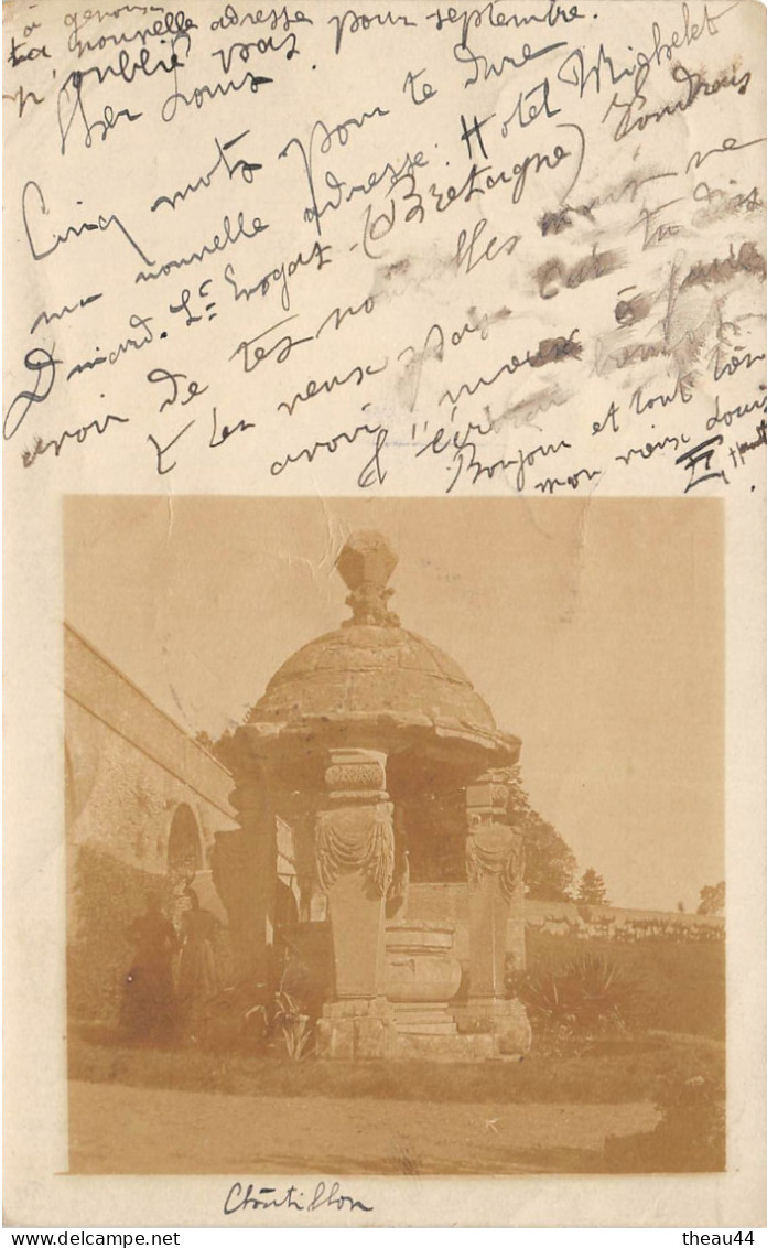 ¤¤  -   CHATILLON-COLIGNY   -   Carte-Photo Des Puits Des Arcades En 1901   -   ¤¤ - Chatillon Coligny