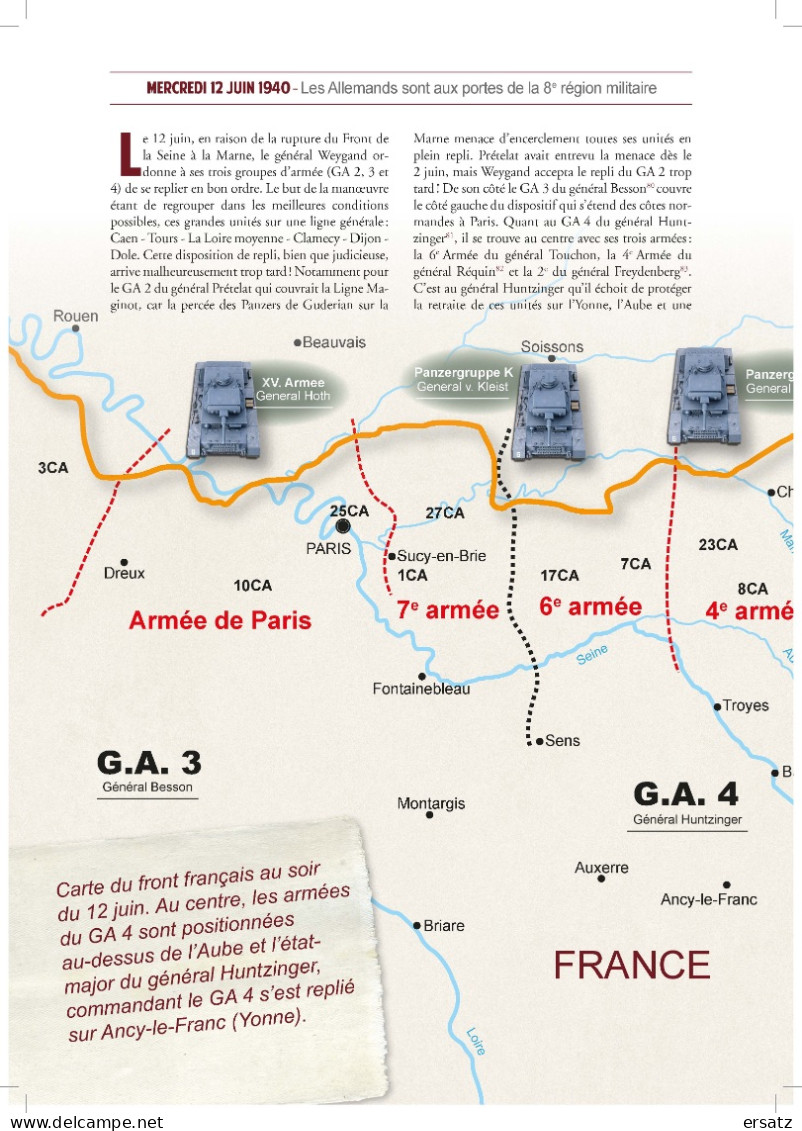 Juin 1940 Sur les routes de la Côte d'Or de la débâcle à l'exode