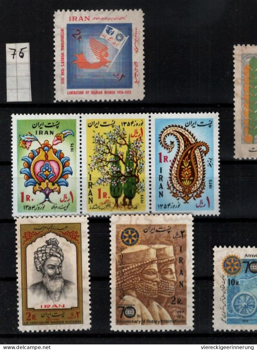 ! Persien, Persia, Iran, 1975, Lot Of 56 Stamps - Iran