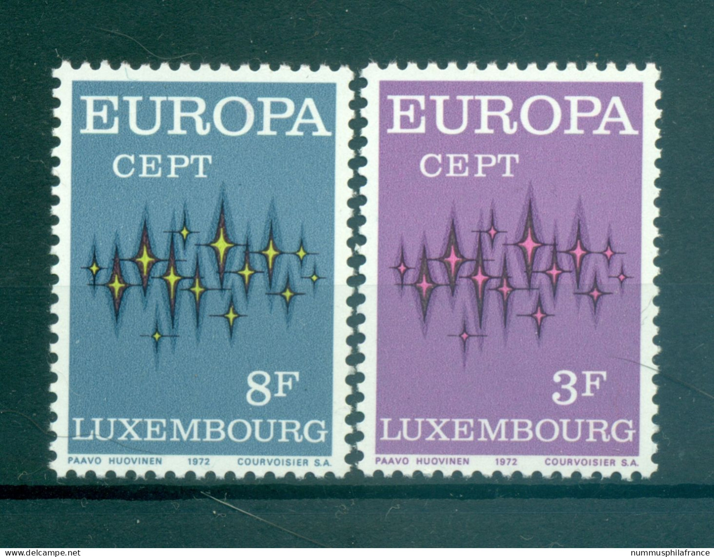 Luxembourg 1972 - Y & T N. 796/97 - Europa (Michel N. 846/47) - Ongebruikt