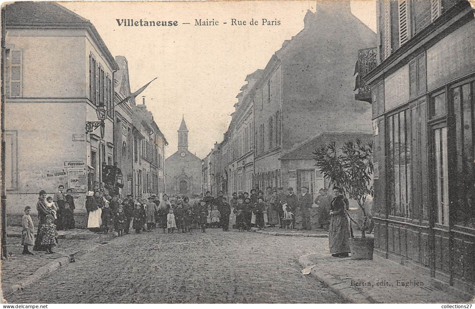 93-VILLETANEUSE- MAIRIE , RUE DE PARIS - Villetaneuse