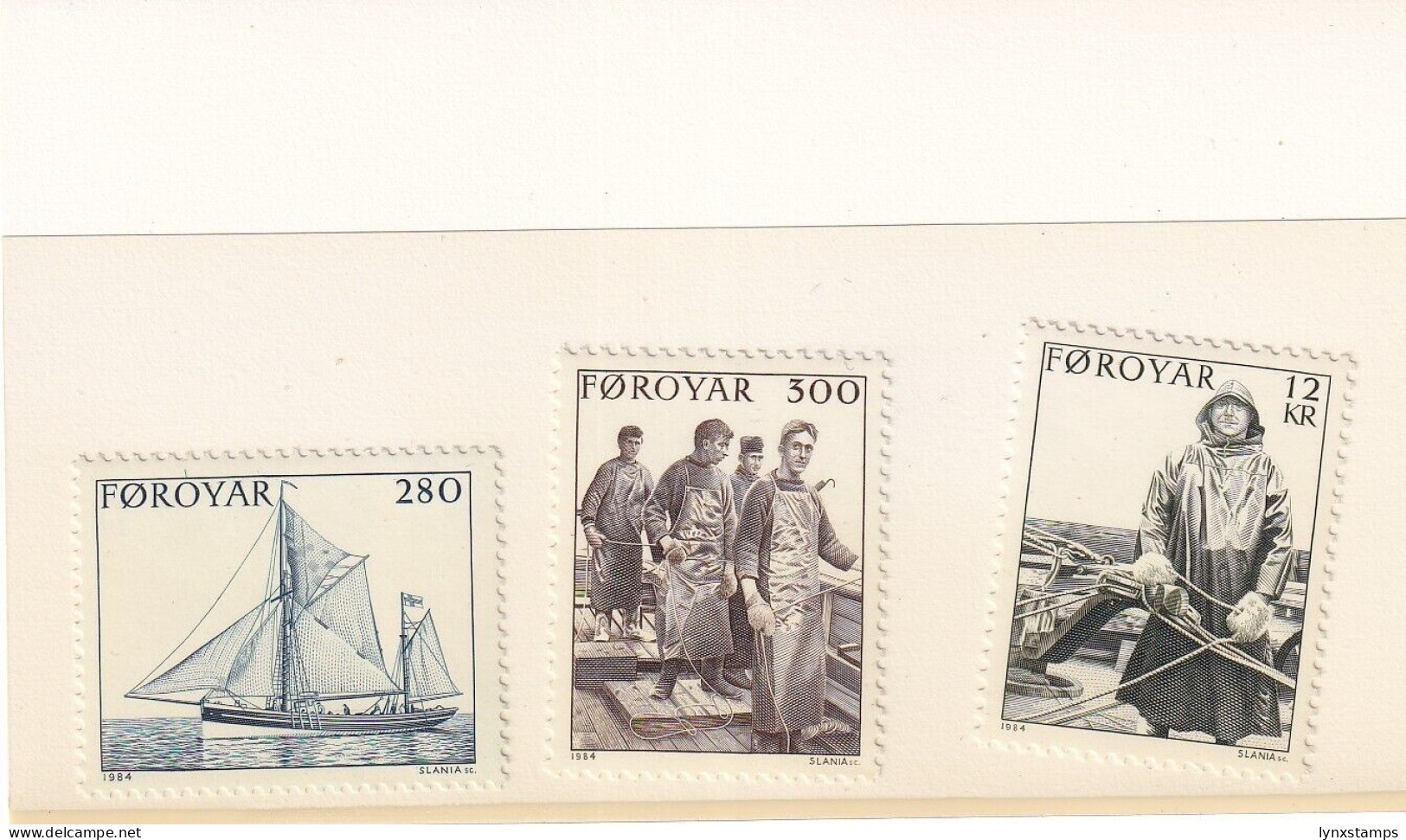 SA05 Faroe Islands 1984 Local Fishing Mint Stamps - Féroé (Iles)