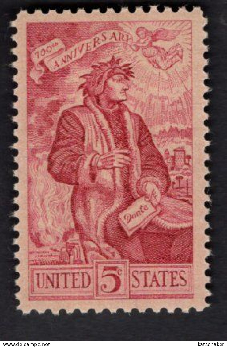 202331646 1965 SCOTT 1268 (XX) POSTFRIS MINT NEVER HINGED  -  DANTE ISSUE - Nuovi